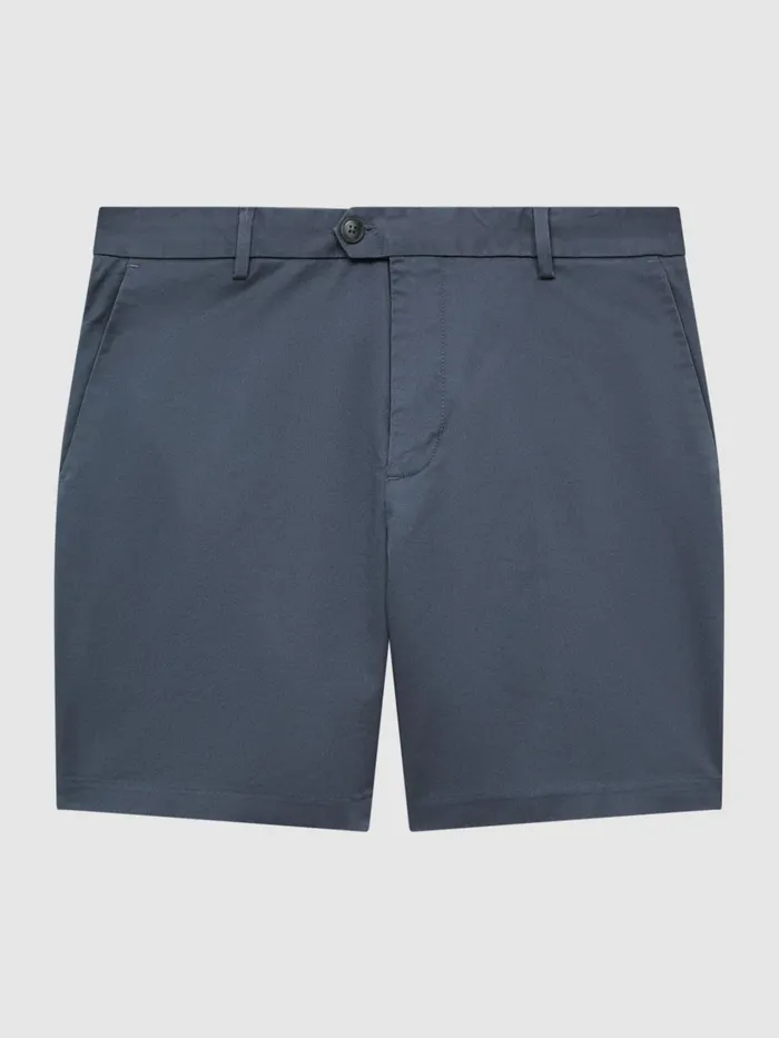 Men Reiss Shorts Wicket S Short Length Casual Chino Shorts Airforce Blue