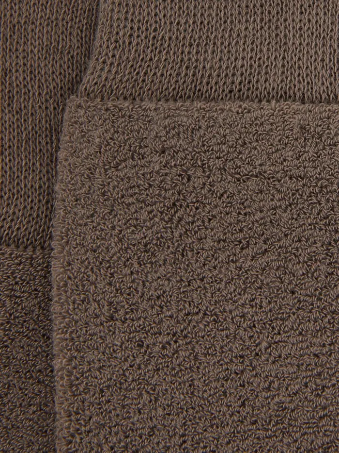 Men Reiss Socks and Underwear Alers Cotton Blend Terry Towelling Socks Taupe Melange