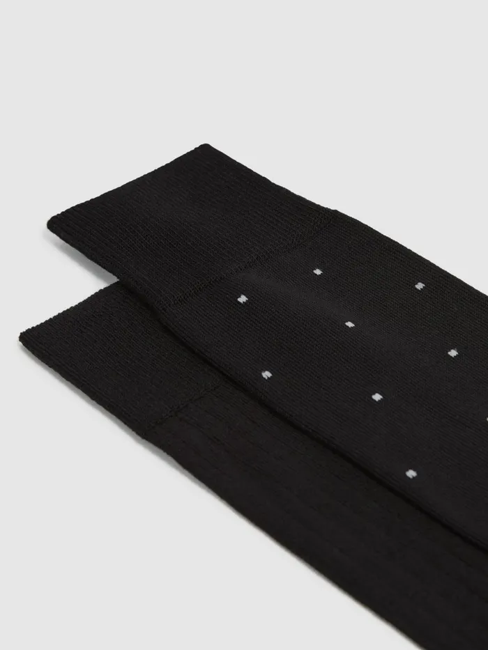 Men Reiss Socks and Underwear Graham 2 Pack Of Socks Black