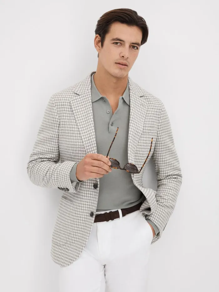 Men Reiss Suits and Tailoring Nite Slim Fit Wool Blend Single Breasted Blazer Soft Grey Men Reiss Suits and Tailoring Nite Slim Fit Wool Blend Single Breasted Blazer Soft Grey