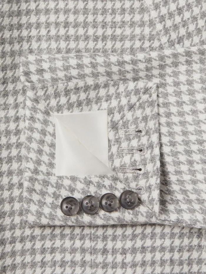 Men Reiss Suits and Tailoring Nite Slim Fit Wool Blend Single Breasted Blazer Soft Grey