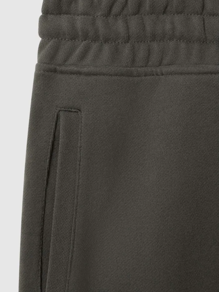 Men Reiss Sweats Hoodies and Joggers Ali Fleece Lined Cotton Joggers Khaki