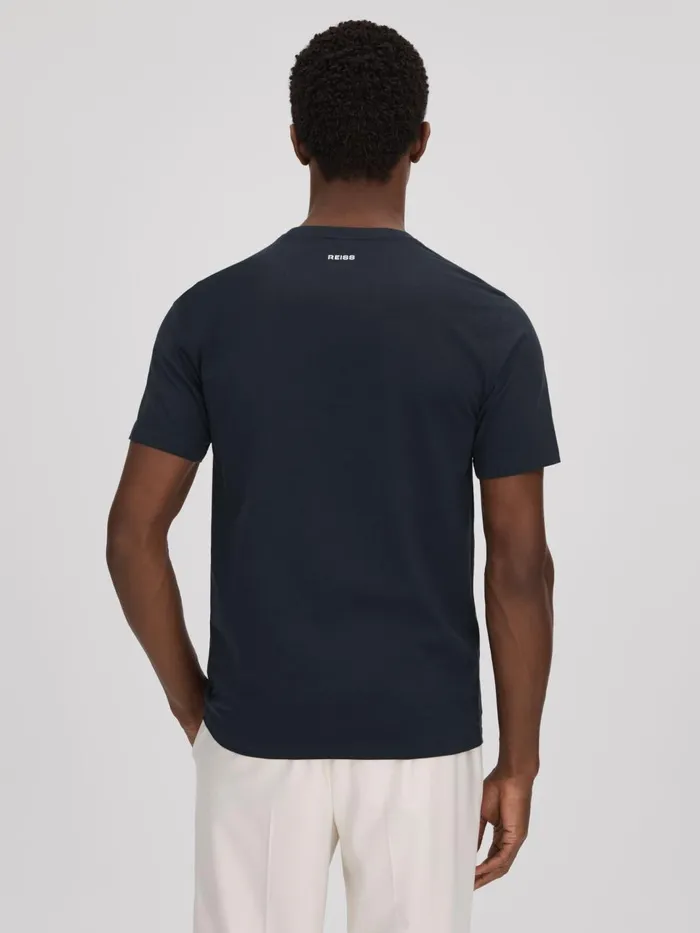 Men Reiss TShirts Mikan Pack Of Two CrewNeck TShirts Navywhite