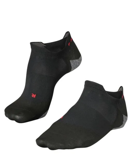 Men RU5 Race Invisible Men Running No Show Socks Black FALKE Running Socks