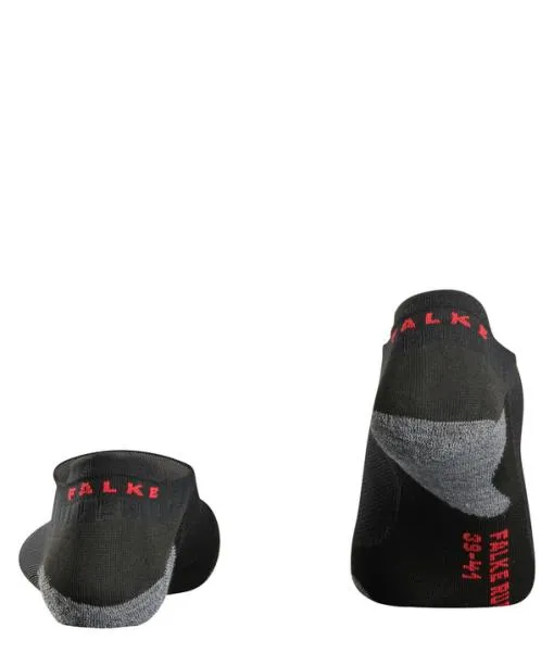 Men RU5 Race Invisible Men Running No Show Socks Black FALKE Running Socks