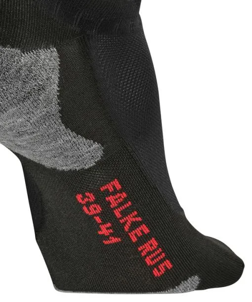Men RU5 Race Invisible Men Running No Show Socks Black FALKE Running Socks