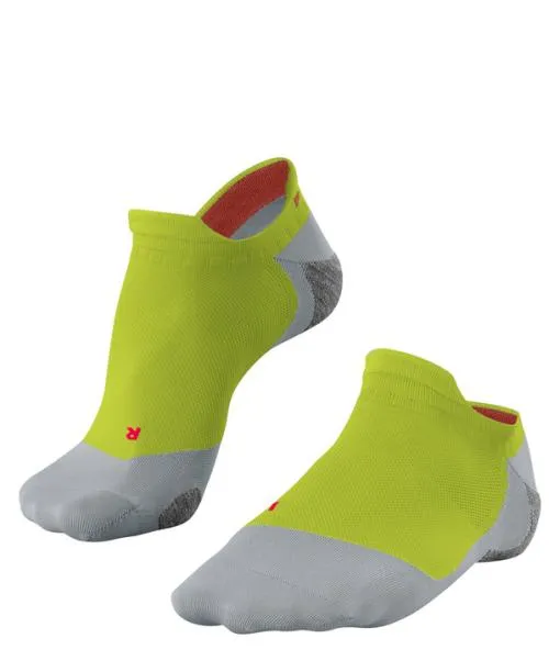 Men RU5 Race Invisible Men Running No Show Socks Lime FALKE Running Socks