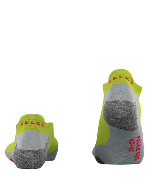 Men RU5 Race Invisible Men Running No Show Socks Lime FALKE Running Socks