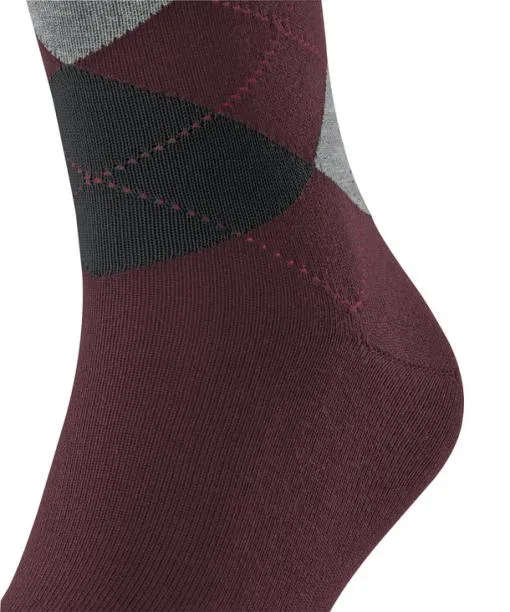 Men Sensitive Argyle Men Socks Bordeaux FALKE Socks