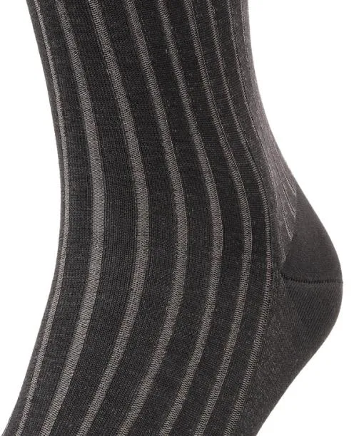 Men Shadow Men Kneehigh Socks Grey FALKE Knee High Socks