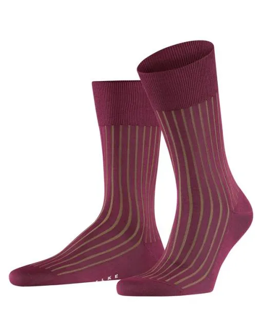 Men Shadow Men Socks Red Plum FALKE Socks