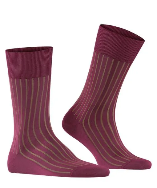 Men Shadow Men Socks Red Plum FALKE Socks