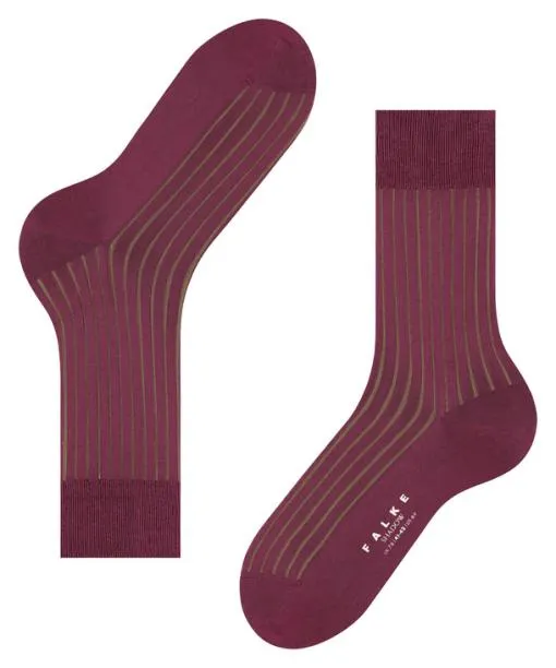 Men Shadow Men Socks Red Plum FALKE Socks