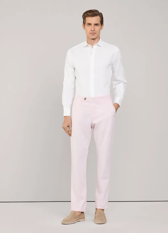 Men Shirts Faonnable Regular Fit 120 Thread Count Poplin Shirt White