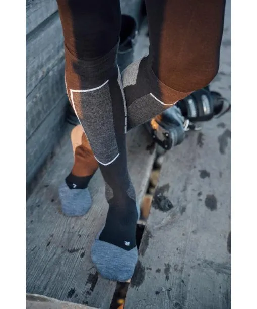 Men SK4 Advanced Men Skiing Kneehigh Socks Black FALKE Ski Socks