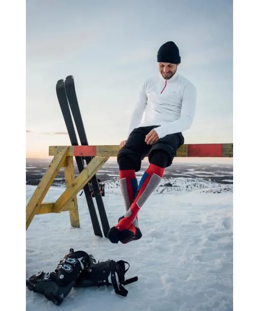 Men SK4 Advanced Men Skiing Kneehigh Socks Black FALKE Ski Socks