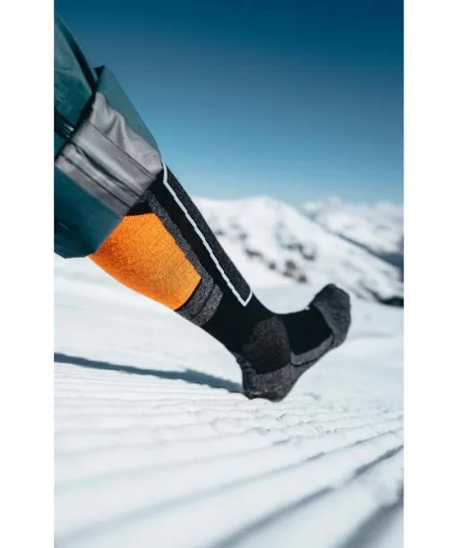 Men SK4 Advanced Men Skiing Kneehigh Socks Black FALKE Ski Socks