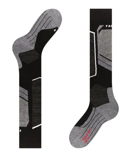 Men SK4 Advanced Men Skiing Kneehigh Socks Black FALKE Ski Socks