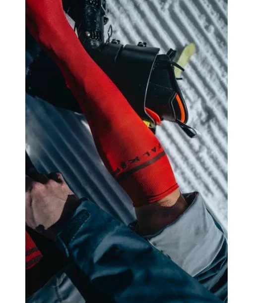 Men SK7 Race Men Skiing Kneehigh Socks Lipstick FALKE Ski Socks