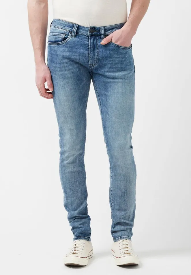 Men Skinny Max Contrasted Jeans Indigo Buffalo David Bitton Skinny Max