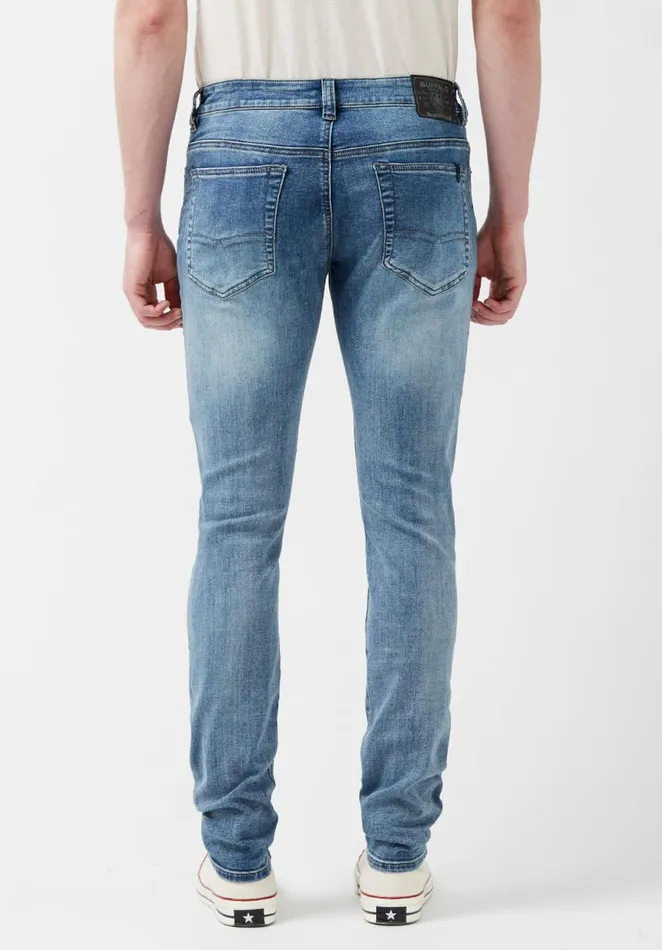 Men Skinny Max Contrasted Jeans Indigo Buffalo David Bitton Skinny Max