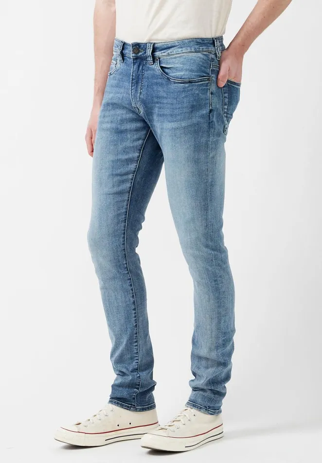 Men Skinny Max Contrasted Jeans Indigo Buffalo David Bitton Skinny Max