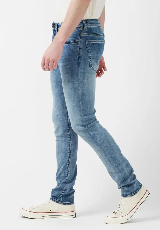 Men Skinny Max Contrasted Jeans Indigo Buffalo David Bitton Skinny Max