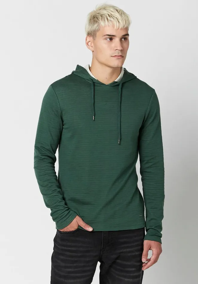 Men Slim Fit Koyo Hoodie Trekking Buffalo David Bitton Sweatshirts and Hoodies