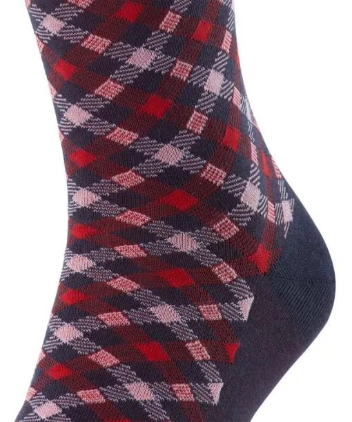 Men Smart Check Men Socks Midnight FALKE Socks