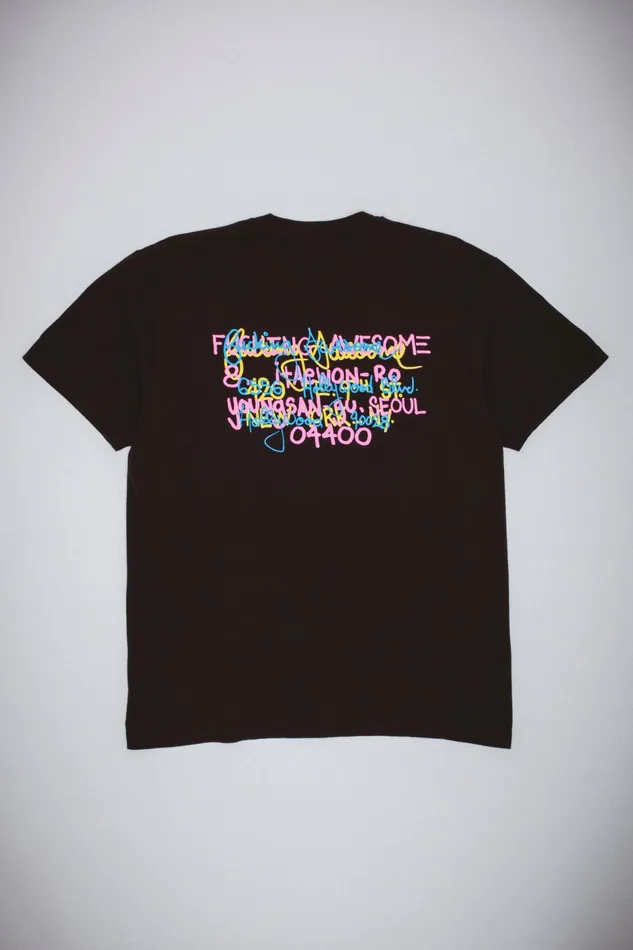 Men Spike Test Print Store Tee Fucking Awesome Short Sleeve Men Spike Test Print Store Tee Fucking Awesome Short Sleeve