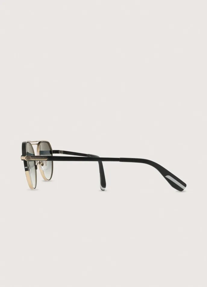 Men Sunglasses Faonnable Metallic Sunglasses Dark Green