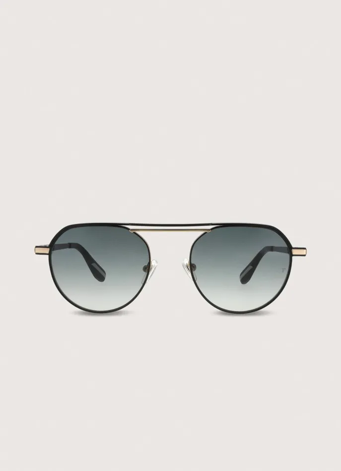 Men Sunglasses Faonnable Metallic Sunglasses Dark Green