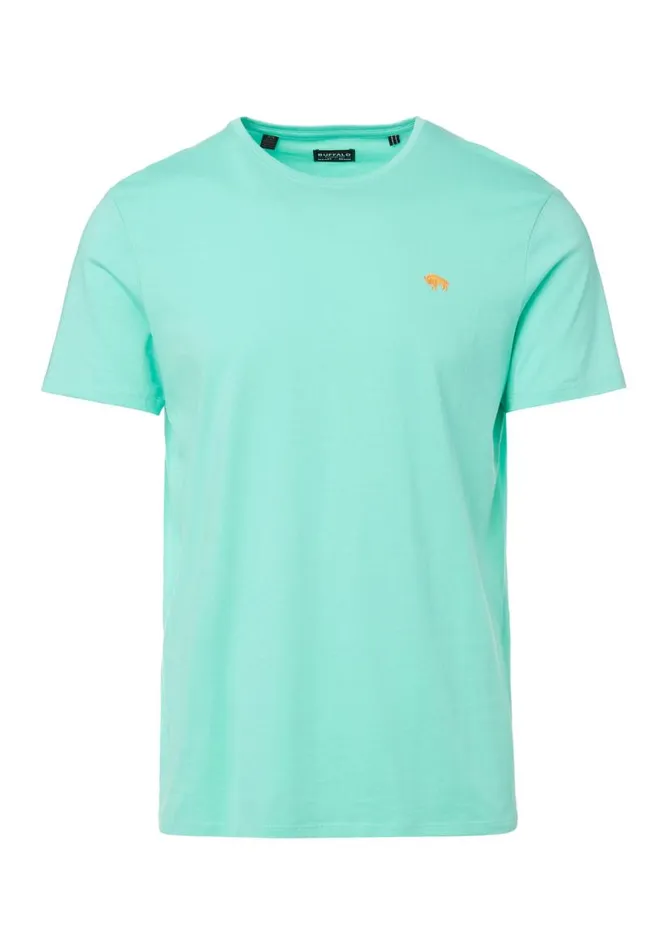 Men Supima Cotton Teal Tipima TShirt Cockatoo Buffalo David Bitton Tops and Tees