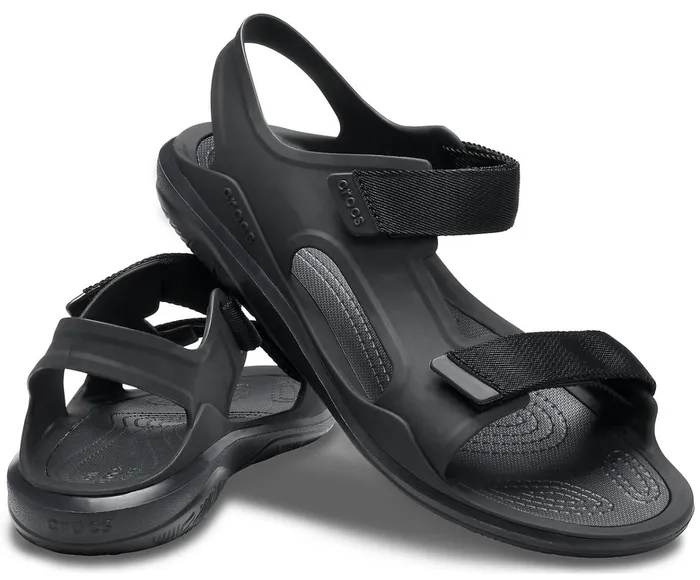Men Swiftwater Expedition Sandal Black Black Crocs Sandals