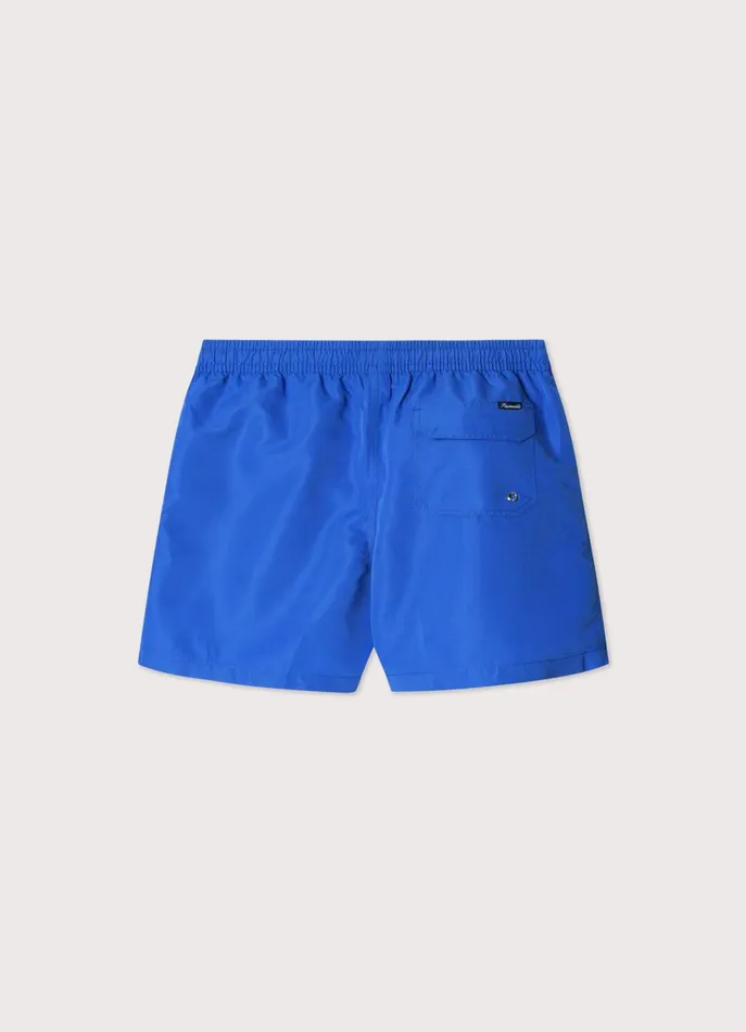 Men Swimwear Faonnable Embroidered Bird Swim Shorts Blue