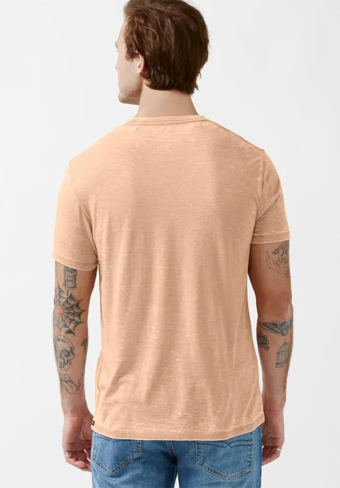 Men Tafii Tan ShortSleeve Mens Tshirt Tan Buffalo David Bitton Tops and Tees