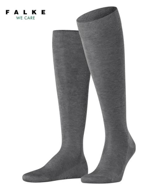 Men Tiago Men Kneehigh Socks Steel Mel FALKE Knee High Socks