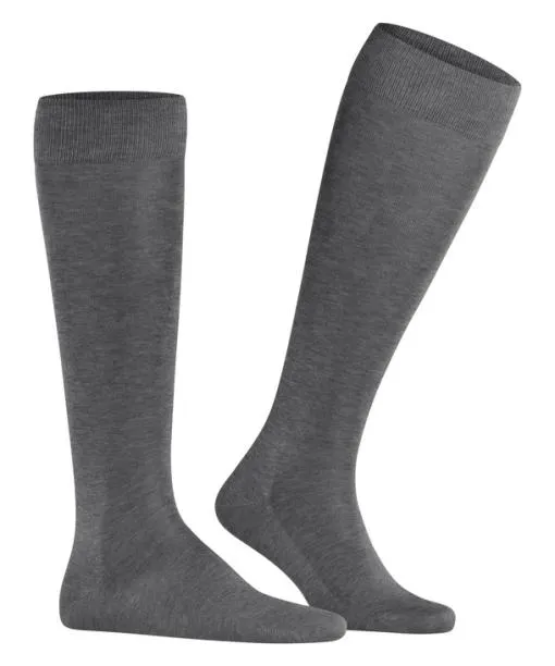 Men Tiago Men Kneehigh Socks Steel Mel FALKE Knee High Socks