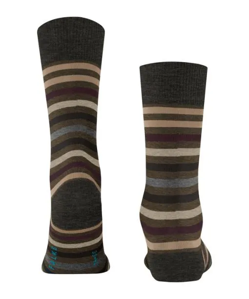 Men Tinted Stripe Men Socks Beech FALKE Socks