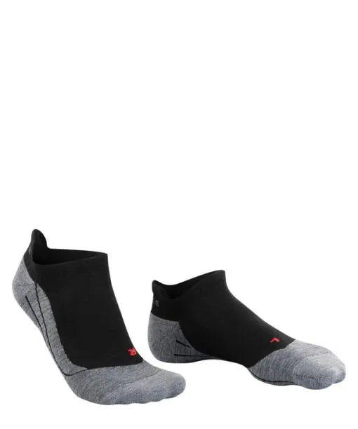 Men TK5 Wander Invisible Men Trekking No Show Socks Black FALKE Hiking Socks