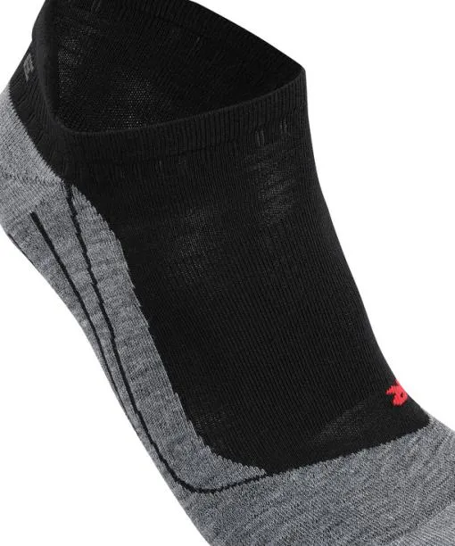 Men TK5 Wander Invisible Men Trekking No Show Socks Black FALKE Hiking Socks