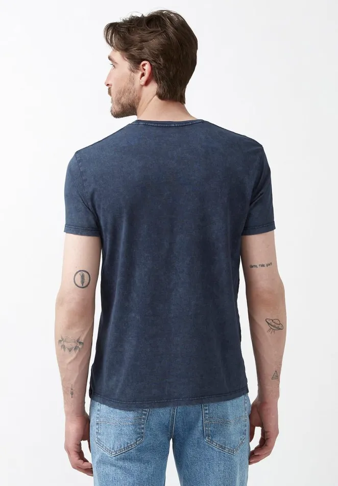 Men Togass Navy ShortSleeve Mens TShirt Whale Buffalo David Bitton Tops and Tees