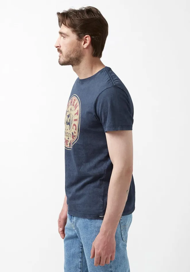 Men Togass Navy ShortSleeve Mens TShirt Whale Buffalo David Bitton Tops and Tees
