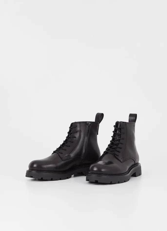 Men Vagabond Boots CAMERON BOOTS Black Leather