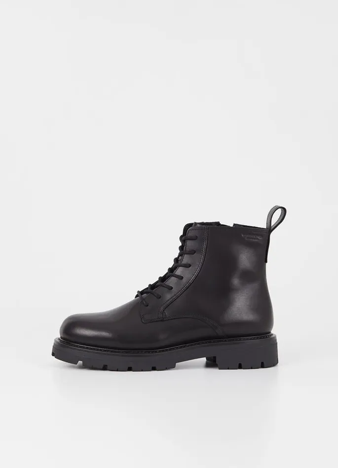 Men Vagabond Boots CAMERON BOOTS Black Leather