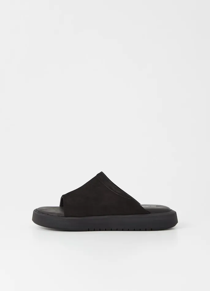 Men Vagabond Sandals NATE SANDALS Black Nubuck