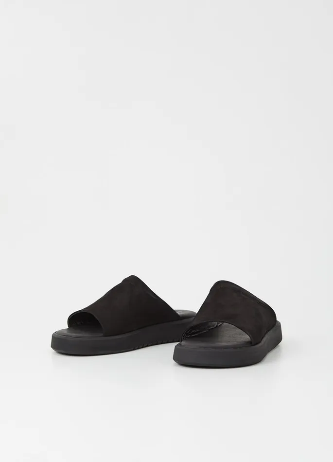 Men Vagabond Sandals NATE SANDALS Black Nubuck