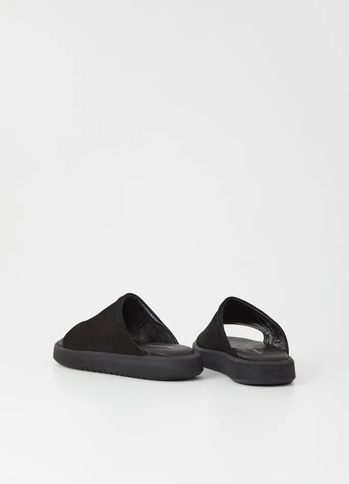 Men Vagabond Sandals NATE SANDALS Black Nubuck