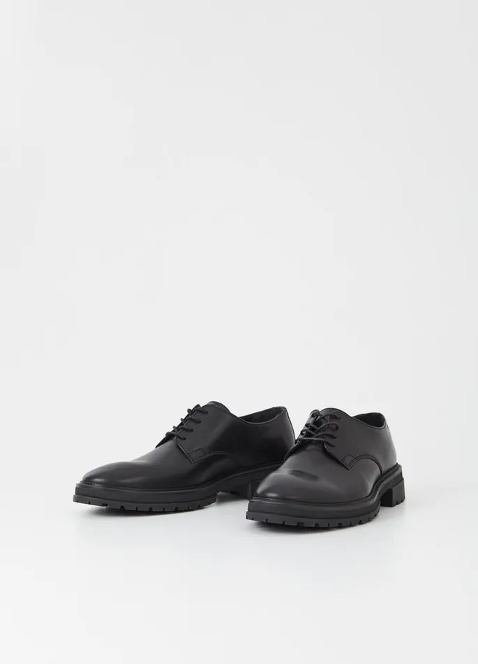 Men Vagabond Shoes JOHNNY 20 SHOES Black Leather