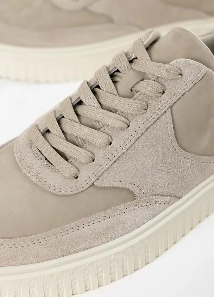Men Vagabond Sneakers DEREK SNEAKERS Beige Suedecomb